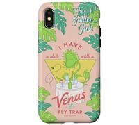 Custodia per iPhone X/XS The Golden Girls Tropical Leaves Funny Venus Flytrap TV Show