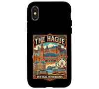 Custodia per iPhone X/XS The Hague Den Haag Paesi Bassi souvenir da viaggio