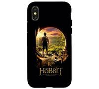 Custodia per iPhone X/XS The Hobbit Bilbo in Door
