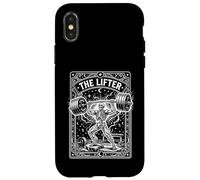 Custodia per iPhone X/XS The Lifter Tarocco Scheletro Divertente Palestra Sollevatore