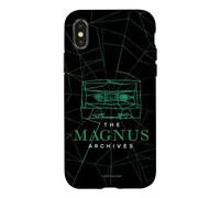 Custodia per iPhone X/XS The Magnus Archives Spiderweb Cassette Tape Horror Podcast