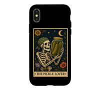 Custodia per iPhone X/XS The Pickle Lover Tarocchi Scheletro Pickle Canning Season
