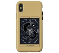 Custodia per iPhone X/XS The Reader Tarocchi Carta Mystic Dragon Book Magic