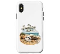 Custodia per iPhone X/XS The Somerton Man Unsolved Beach Mystery