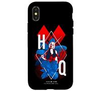 Custodia per iPhone X/XS The Suicide Squad Harley Quinn Diamonds