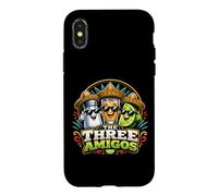 Custodia per iPhone X/XS The Three Amigos Sale Lime e Tequila Divertente Bere Party