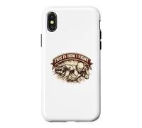 Custodia per iPhone X/XS This is how I Fight in palestra per allenamento da boxe
