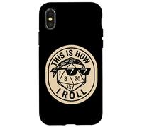 Custodia per iPhone X/XS This Is How I Roll Funny Boardgame Dadi Cool Giochi da tavolo
