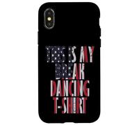 Custodia per iPhone X/XS This is my Breakdance USA Flag