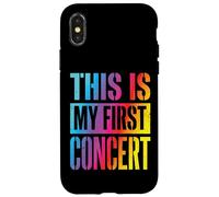 Custodia per iPhone X/XS This Is My First Concert