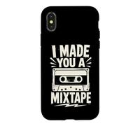 Custodia per iPhone X/XS Ti ho fatto un mixtape Retro Cassette Music