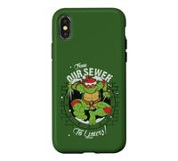 Custodia per iPhone X/XS TMNT dalla nostra fogna alla tua!