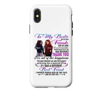 Custodia per iPhone X/XS To My Bestie Siamo Amici Per Così A Lungo Che Non Ricordo