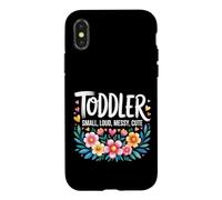 Custodia per iPhone X/XS Toddler Small Loud Messy Cute Genitorialità nel caos