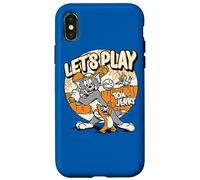 Custodia per iPhone X/XS Tom and Jerry Let's Play