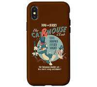 Custodia per iPhone X/XS Tom and Jerry The Cat & Mouse Club