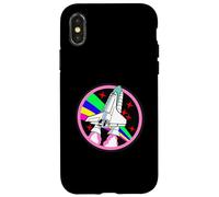 Custodia per iPhone X/XS Toppa Nasa Artemis II Space Shuttle Rocket Moon Mission Patch
