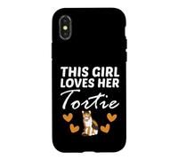 Custodia per iPhone X/XS Tortoiseshell Cat Owner Kitten Lover Questa ragazza ama il suo Tor