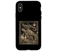Custodia per iPhone X/XS Totem delle carte dei tarocchi delle tartarughe marine celesti