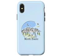 Custodia per iPhone X/XS Tour Du Mont Blanc Montblanc TMB Escursionismo Trekking Regalo Francia