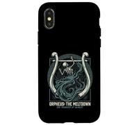 Custodia per iPhone X/XS Tragedia scheletrica Orfeo Mitologia greca Lira sotterranea