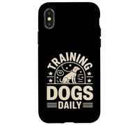 Custodia per iPhone X/XS Training Dogs Dog Trainer giornaliero