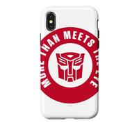 Custodia per iPhone X/XS Transformers More Than Meets The Eye Red