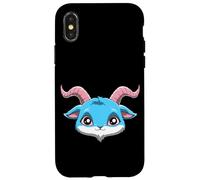Custodia per iPhone X/XS Transgender Diavolo Pastello Goth Cornuto Orgoglio