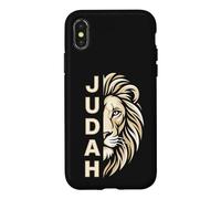 Custodia per iPhone X/XS Tribù di Giuda Mezza Faccia Leone Biblico