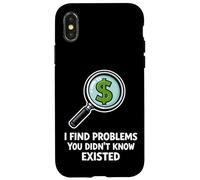 Custodia per iPhone X/XS Trovo problemi che non sapevi esistesse umorismo