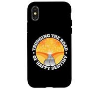 Custodia per iPhone X/XS Trudging the Road of Happy Destiny Design sobrio