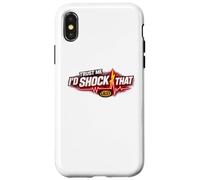 Custodia per iPhone X/XS Trust Me I'd Shock That Funny EMT Nurse Paramedic ECG Design