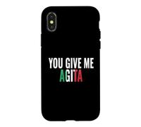 Custodia per iPhone X/XS Tu mi dai Agita