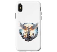 Custodia per iPhone X/XS Tu sei il mio angelo custode e veglia su di me