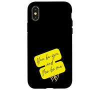 Custodia per iPhone X/XS Tu sei Tu e io sii Me