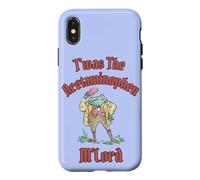Custodia per iPhone X/XS T'was The Acetaminophen M'Lord Frog - Cappello con cappuccio