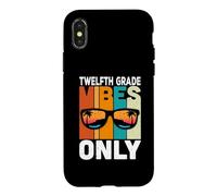 Custodia per iPhone X/XS Twelfth 12nd Grade Students Vibes Only Back To School