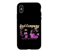 Custodia per iPhone X/XS Ufficiale Bad Company Good Decisions Iconic Rock Design