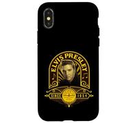 Custodia per iPhone X/XS Ufficiale Elvis Presley Portrait Talent The King Sun Records