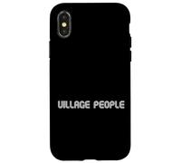 Custodia per iPhone X/XS Ufficiale Village People Logo Classic Artwork