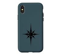 Custodia per iPhone X/XS UFO 8 Stelle a punta Declassificate UAP Disclosure Alien Craft