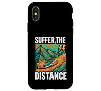 Custodia per iPhone X/XS Ultramarathon Trail Running Suffer The Distance