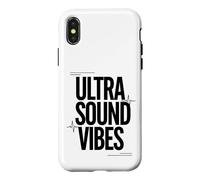 Custodia per iPhone X/XS Ultrasound Tech Scheletro Sonografo Umorismo