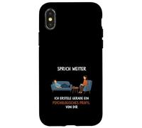 Custodia per iPhone X/XS Umorismo Psicologia Terapeuta Battuta Divertente