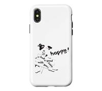 Custodia per iPhone X/XS Un messaggio dal mio partner felice