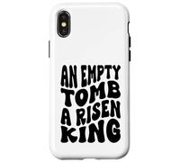 Custodia per iPhone X/XS Una tomba vuota un re risorto Risurrezione Cristiana Domenica