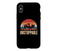 Custodia per iPhone X/XS Unstoppable Buffalo Bison Outdoor Vintage Graphic