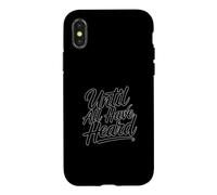 Custodia per iPhone X/XS Until All Have Heard