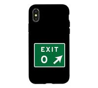 Custodia per iPhone X/XS Uscita 0 Zero Cape May NJ New Jersey Shore Parkway Sign