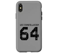 Custodia per iPhone X/XS USS Constellation CV-64 - Portaereo stile invecchiato